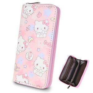 Charming Pink Hello Kitty Zip Wallet